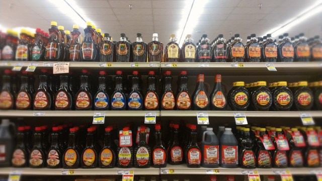 syrup aisle
